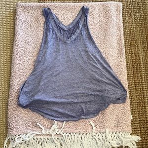 Free People purple flowy tank top